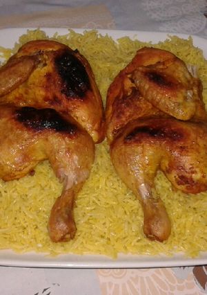 صورة لوصفة مندي الدجاج بالفرن