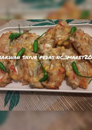 Foto resep Bakwan Sayur Pedas 🥕🌶