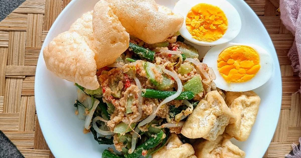 Resep Lotek Dengan Telur Rebus Paling Praktis dan Simple
