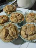 Muffins fit de plátano y harina de coco