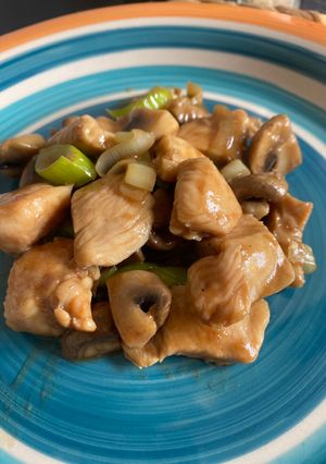 Una foto de Pollo en salsa de ostras
