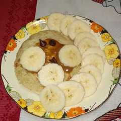 A picture of Pancake de avena y banana.