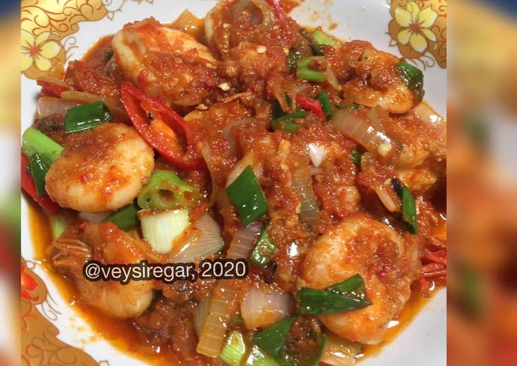 Udang Asam Manis Pedas