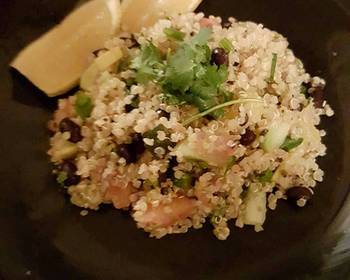 Fast Cooking Methods Vegetable quinoa salad Savory Delicious