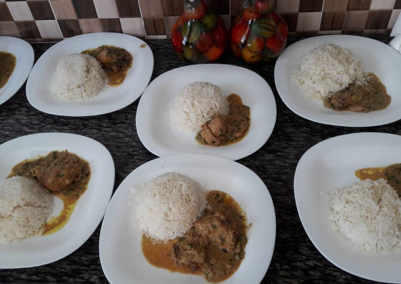 Chicken curry & Rice