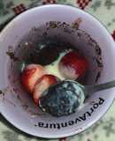 Bizcocho a la taza "sano"