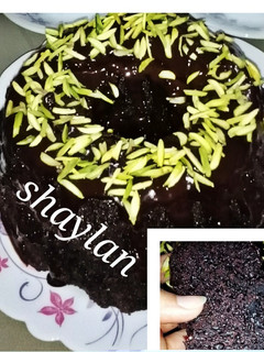 عکسی از دستور کیک شکلاتی بی بی