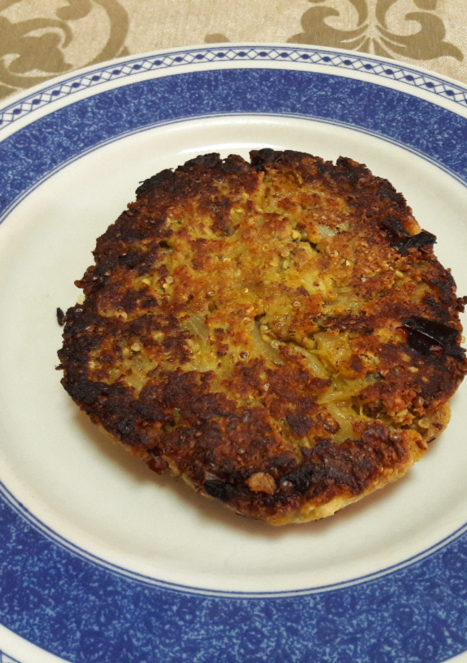Una foto de Hamburguesas de berenjena sin gluten y veganas 🍔