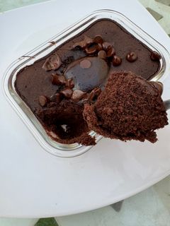 صورة لوصفة كيكة الدخن صحيه في دقيقتين