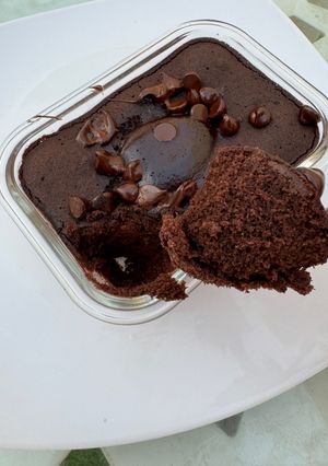 صورة لوصفة كيكة الدخن صحيه في دقيقتين