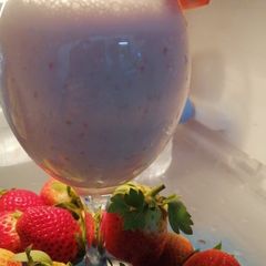 Strawberry Lassi🍓🍓 A picture of Strawberry Lassi🍓🍓.