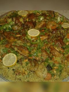 صورة لوصفة مقلوبه دجاج