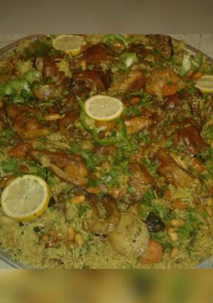 صورة لوصفة مقلوبه دجاج