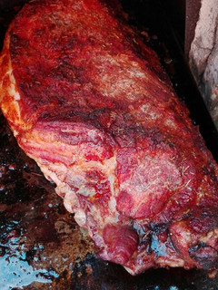Una foto de Pechito de cerdo en horno símil barro
