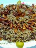 Mujadara with Bulgur