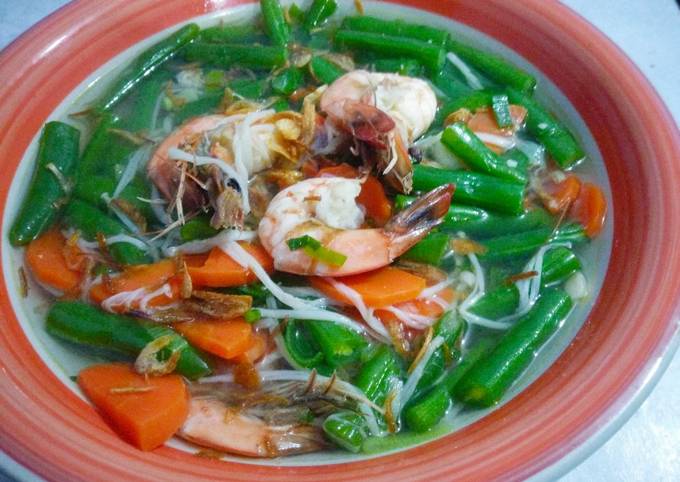 Mudah Banget Membuat Resep Sup udang jamur enoki