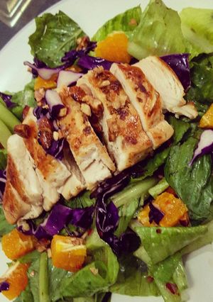 A picture of Chicken Salad With Thai Dressing.