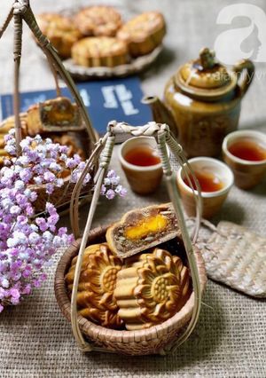 Hình của món Bánh Trung Thu - Truyền Thống(Nướng Bằng Cát_ Bếp Than).
