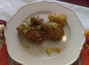 Una foto de Pollo a la barbacoa estilo Isa