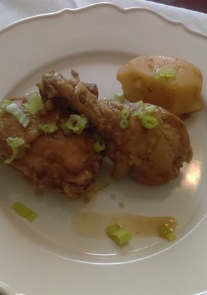 Una foto de Pollo a la barbacoa estilo Isa