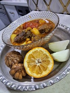 عکسی از دستور آبگوشت(دیزی بازاری)