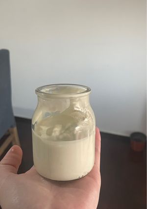Una foto de Yogurt griego casero sin yogurtera