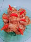 Tahu remes bihun goreng