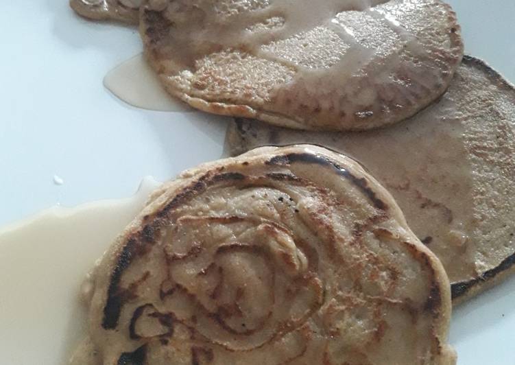 Tortitas de avena, café y canela