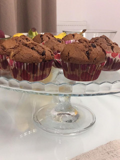 Φωτογραφία της συνταγής Muffins σοκολάτας με κομμάτια σοκολάτας