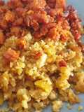 Migas con pizcos de chorizo