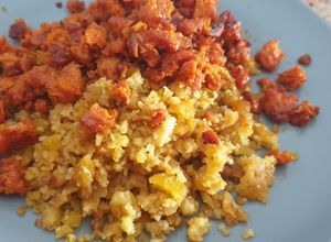 Foto principal de Migas con pizcos de chorizo