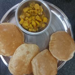 A picture of Tasty Sitafal ki sabzi.