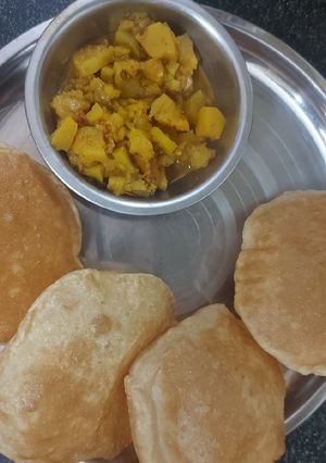 A picture of Tasty Sitafal ki sabzi.