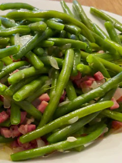 Foto de Feijão-verde com bacon