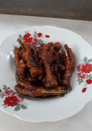Foto resep Ceker Ayam Saus Kecap Pedas