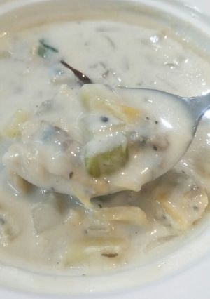 รูปของ ซุปหอยลาย clam chowder