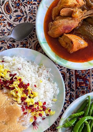 عکسی از دستور روش طبخ مرغ ساده