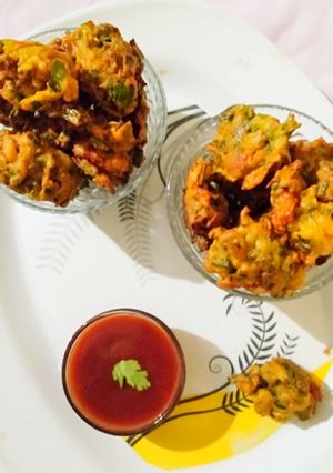 A picture of Spring Onion Pakora.