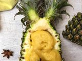Pineapple star anise granita