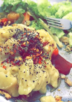 White sauce chicken pasta রেসিপির প্রধান ছবি