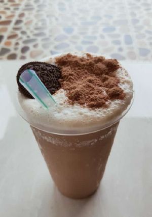 Foto resep Teh tarik toping milo oreo