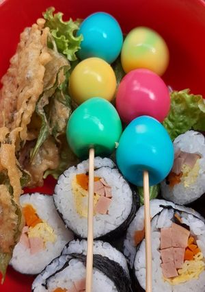 Foto resep Bekal Bento Anak Telur Warna Warni Bikin Teman Ngiri 😆