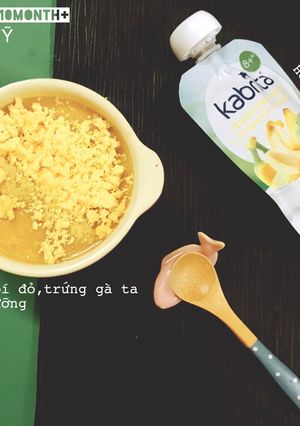 Hình của món Cháo yến mạch bí đỏ (ăn dặm).