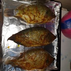 A picture of Roasted fish.