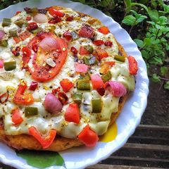 A picture of Veggies Delight Pizza.