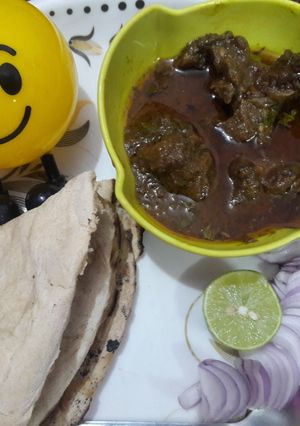 A picture of Mutton curry.