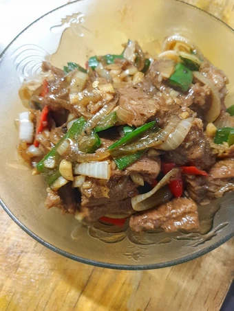 Langkah Gampang Menyiapkan Resep Daging sapi lada hitam yang Enak Banget