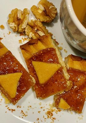 Una foto de Tarta con mermelada de higos