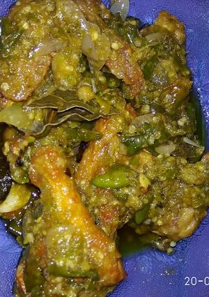 Foto resep Ayam goreng sambal ijo ala ala bundagibran
