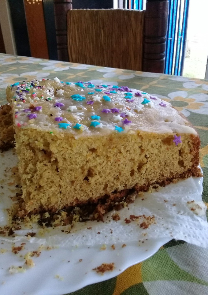 Una foto de Torta de naranja y zanahoria
